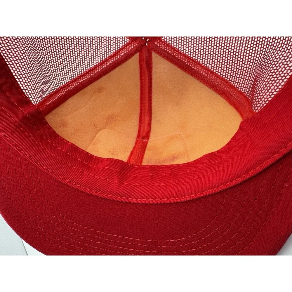 Old Threshers Reunion Mt. Pleasant Iowa Hat Cap SnapBack Vtg 90s Foam Made USA